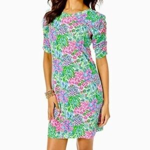 Lilly Pulitzer Belden Elbow sleeve dress.